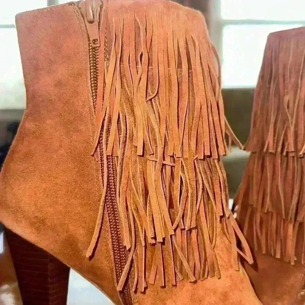 Steve Madden Myrakle Fringed Pointed Toe Boot - W… - image 6